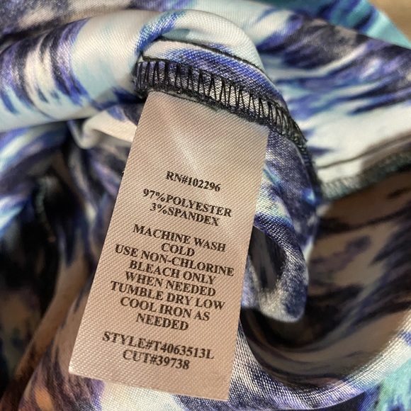 Connected Apparel Watercolor Sheath‎ Dress - Picture 9 of 9